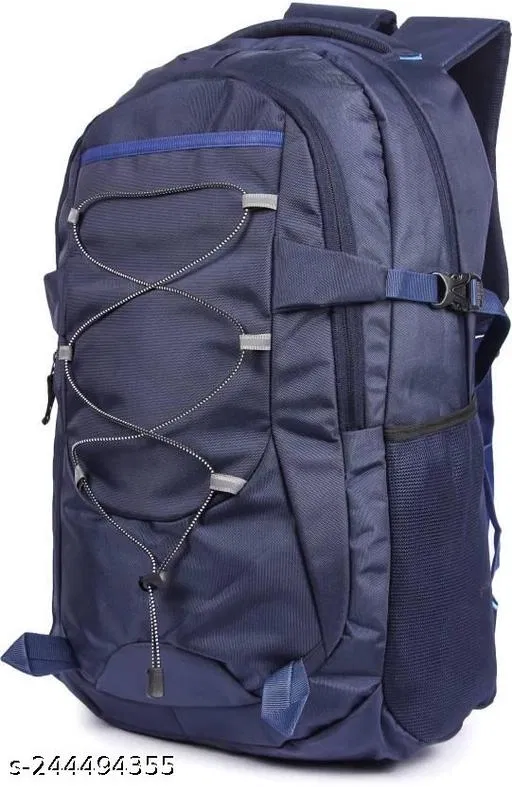 Polyester Backpack for Men & Women, Blue