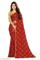 Chiffon Printed Saree for Women 