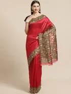 Mysore Silk Printed Saree for Women 