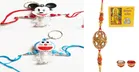 Synthetic Light Rakhi with Little Bhaghvat Gita for Kids 