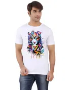 Printed Half Sleeves Round Neck T-Shirts for Men 