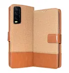 Artificial Leather Mobile Flip Cover for Vivo Y20I / Vivo Y20 / Y20G 
