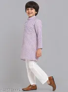 Cotton Blend Kurta with Pyjamas for Boys 