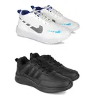 Sports Shoes for Men, Multicolor, Pack of 2 