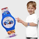 LORETTA Silicone Straps Analog Watch for Kids (Blue)