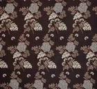 Sarangi Abstract Diwan Set with 1 Single Bedsheet, 5 Cushion Cover and 2 Bolster Cover Brown 150x225cm