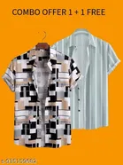 Casual Shirts for Men, Pack of 2 