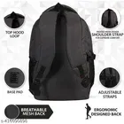 Polyester Backpack for Men & Women, Black
