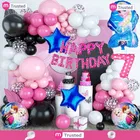 Disney Frozen Theme 7th Happy Birthday Decoration,Multicolour,Set Of 1