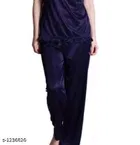 Satin Nightsuit Set for Women 