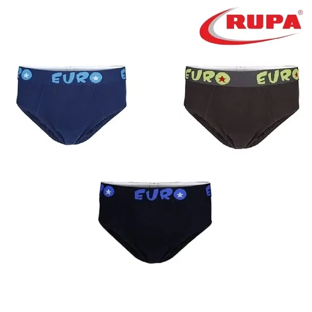 Rupa Euro Micra Briefs for Kids (Multicolor, 65 cm) (Pack of 1)