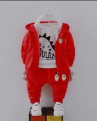 Hosiery Printed Clothing Set for Kids 