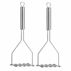 Oc9 स्टेनलेस स्टील पोटैटो मेशर / पाव भाजी मेशर फॉर किचन 