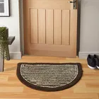 Microfiber Doormat, Pack of 2, Brown 