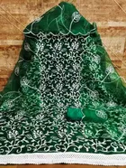 Organza Unstitched Dress Material for Women 