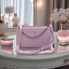 Plastic Solid Sling Bag for Women