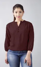Rayon Solid Top for Women 