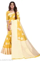 Cotton Zari Woven Saree for Women 