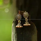 Vighnaharta Traditional Alloy Antique Finish Jhumki 