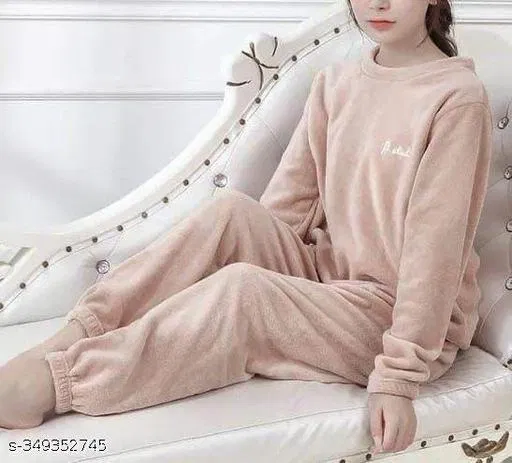 Comfort Nightdress for Women (Peach, XL)