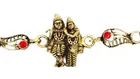 Metal Radha Krishna Rakhi 