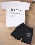 Cotton Blend Printed Clothing Set for Boys 