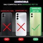 Rubber Mobile Back Cover for Samsung Galaxy A07 5G 