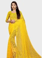 Net Floral Saree for Women 