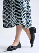 Shoetopia Ballerinas Black Solid IND-5