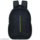 Polyester Backpack for Men & Women, Black
