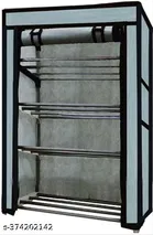 Metal 4 Layer Collapsible Multipurpose Rack 