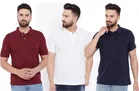 Polo T-shirts for Men, Pack of 3 
