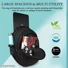 Polyester Backpack for Men & Women, Black