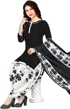 Yashika Unstitched Crepe Salwar Suit Material 