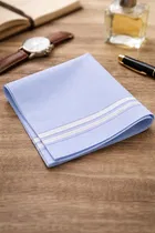 Cotton Handkerchiefs for Men, Multicolour, Pack of 3