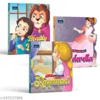 Fairy Tale Shaped Story Book | Beauty and the Beast, Cinderella, and Rapunzel | Book for kids | Board Book for kids | fairy tales | story book 