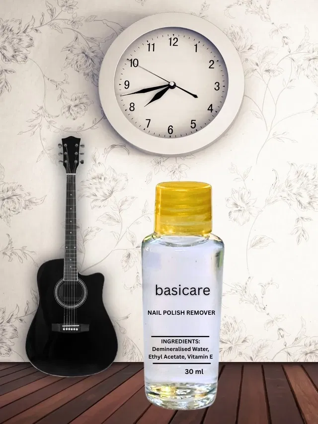 Basicare Nail polish remover 30ml Acetone free