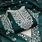 Unstitched  Embroidered Dress Material for Women & Girls 