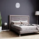 Matiz Analog Wall Clock 20x20 cm Silver