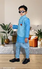 Cotton Blend Sherwani for Boys 