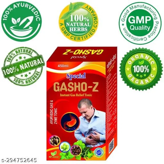 B N Mallick Gasho-Z Ayurvedic Syrup For Total Gastric Problems Pack Of 1