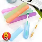 Toothbrush Cover (Multicolor, Pack of 6)