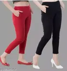 Cotton Blend Trouser for Women 
