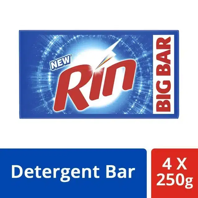 रिन डिटर्जेंट बार 4X250 g