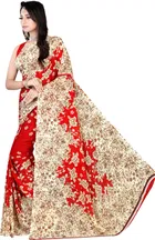 Georgette Printed Saree for Women 