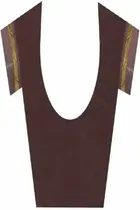 SVB साड़ी ब्राउन पोलीकॉटन सिल्क साड़ी 