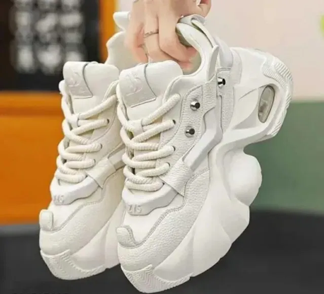 Casual Shoes for Men (White, 8)