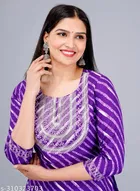 Rayon Kurti for Women, Purple 