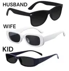 UV Protected Sunglasses for Men & Women (Multicolor, Pack of 3)