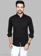 Cotton Blend Full Sleeves Shirt for Men 
